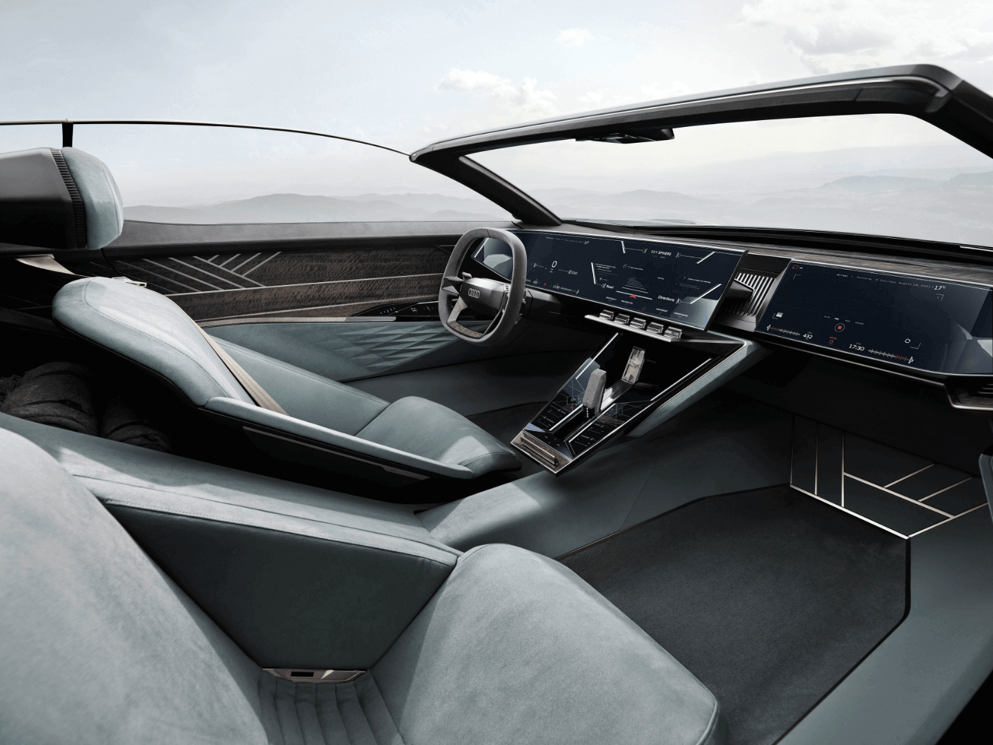 Audi's vibrant take on the future: skysphere concept