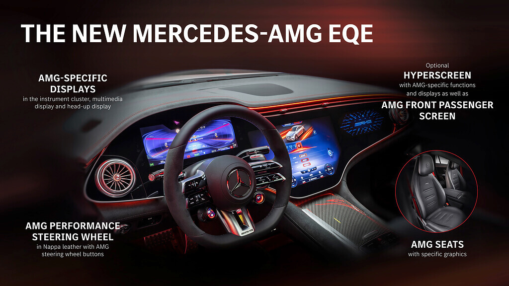 2022 Mercedes-AMG EQE: two new purely electric, exciting models